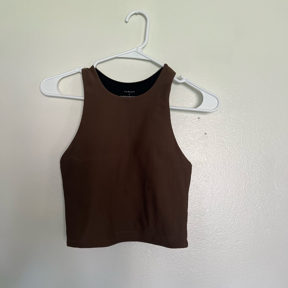 Varley Chocolate Brown Women's Tank Top